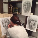Процесс обучение. Академический рисунок 1